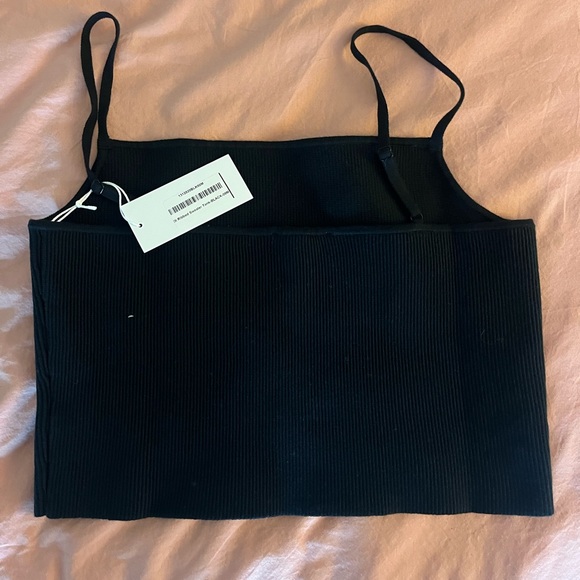 reformation eli black sweater top - Picture 3 of 4